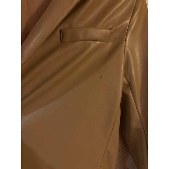 Joie small faux leather blazer - Picture 3 of 4